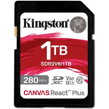 

Kingston SDXC 1TB Canvas React Plus V60