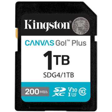 

Kingston SDXC Canvas Go Plus Gen4 1TB