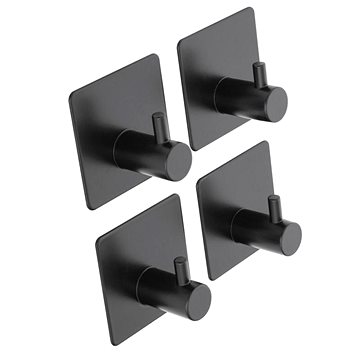 

DuraHome Háček samolepící 3M, CUTERVO 50653, černý, 4 ks