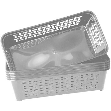 

DuraHome Košík, DOMINO 3, šedý, 5 ks