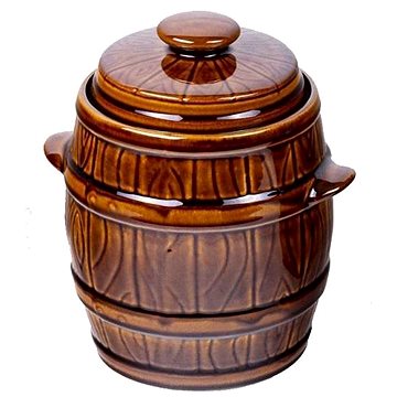 

DuraHome Keramický soudek s poklicí - farmařský 3,5 l