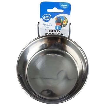 

DUVO+ Závěsná nerezová miska do klece pro ptáky L 950 ml průměr 15 cm