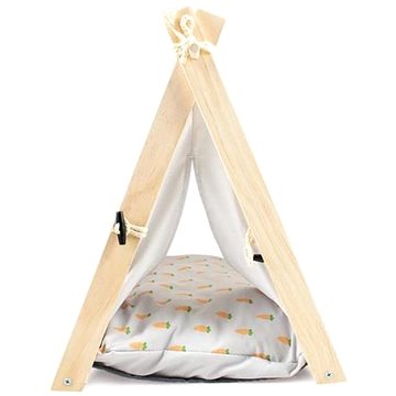 

DUVO+ Stan pro drobné hlodavce 35 × 41 × 43,5 cm s mrkvovým motivem