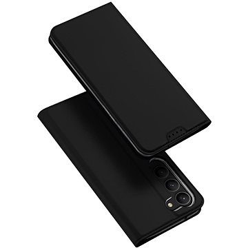 

Skin Pro knížkové kožené pouzdro na Samsung Galaxy S23, černé