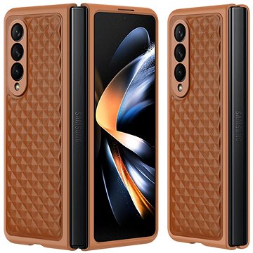 Venice kryt na Samsung Galaxy Z Fold 4, hnědý