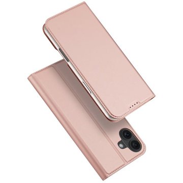 

Dux Ducis Skin Pro flipové kožené pouzdro pro iPhone 16 Pink