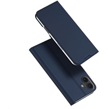 

Dux Ducis Skin Pro flipové kožené pouzdro pro iPhone 16 Plus Blue