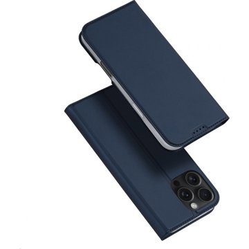 

Dux Ducis Skin Pro flipové kožené pouzdro pro iPhone 16 Pro Max Blue