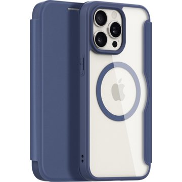 

Dux Ducis Skin X Pro flipové kožené pouzdro pro iPhone 15 Pro Max modré