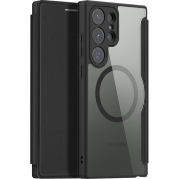 

Dux Ducis Skin X Pro flipové kožené pouzdro pro Samsung Galaxy S23 Ultra černé