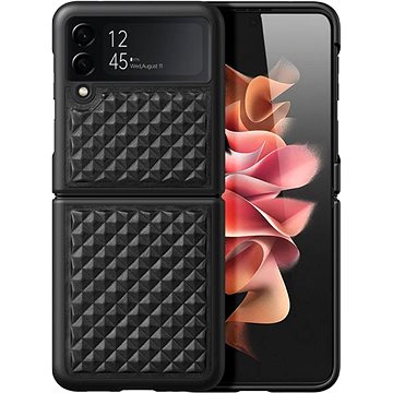DUX DUCIS Venice kožené pouzdro pro Samsung Galaxy Z Flip4 Black
