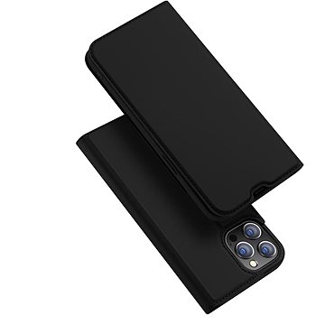 

DUX DUCIS Skin Pro flipové kožené pouzdro pro iPhone 13 Pro Max Černá