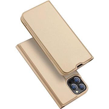 DUX DUCIS Skin Pro flipové kožené pouzdro pro iPhone 13 Pro Růžová