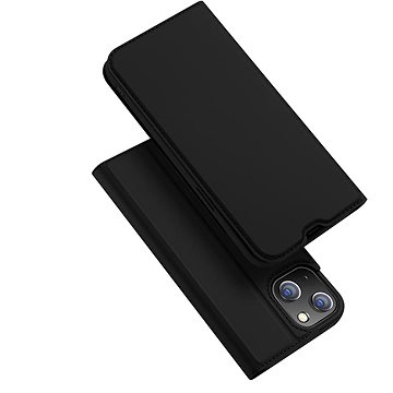DUX DUCIS Skin Pro flipové kožené pouzdro pro iPhone 13 Černá
