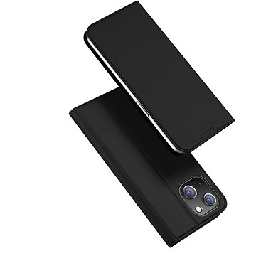 

DUX DUCIS Skin Pro flipové kožené pouzdro pro iPhone 15 Černá