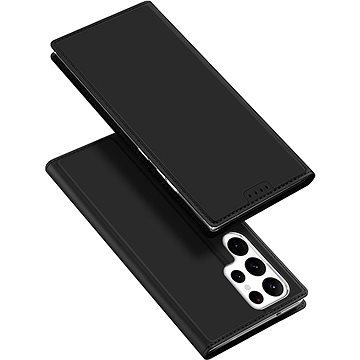 

DUX DUCIS Skin Pro flipové kožené pouzdro pro Samsung Galaxy S23 Ultra Black