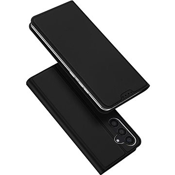 DUX DUCIS Skin Pro flipové kožené pouzdro pro Samsung Galaxy S24 Black