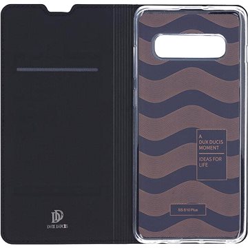 

DUX DUCIS Skin Pro flipové kožené pouzdro pro Samsung Galaxy S10 Plus Black