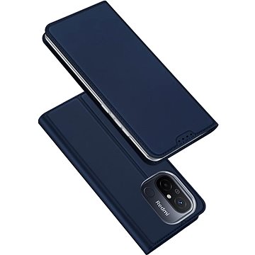 DUX DUCIS Skin Pro flipové kožené pouzdro pro Xiaomi Redmi 12C Blue