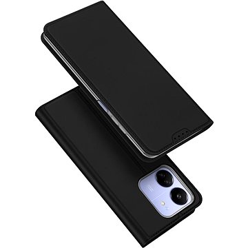 

DUX DUCIS Skin Pro flipové kožené pouzdro pro Xiaomi Redmi 13C / Poco C65 Black
