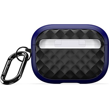 

DUX DUCIS Pecc Serie Rhombus s karabinou pro AirPods Pro 2 modro-černé