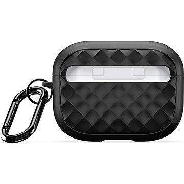 

DUX DUCIS Pecc Serie Rhombus s karabinou pro AirPods Pro 2 černé