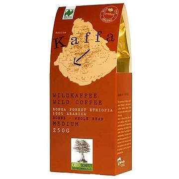 

DWP eG Zrnková káva Fairtrade - BIO Kaffa medium 250g