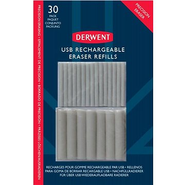 

DERWENT USB Rechargeable Eraser Refills - balení 30 ks