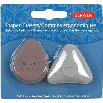 

DERWENT Shaped Erasers - balení 2 ks