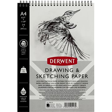 

DERWENT Drawing & Sketching Paper A4 / 30 listů / 165g/m2