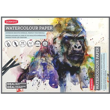 

DERWENT Watercolour Paper A3 / 12 listů / 300g/m2