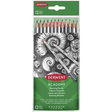 

DERWENT Academy Sketching Pencils šestihranná - sada 12 tvrdostí