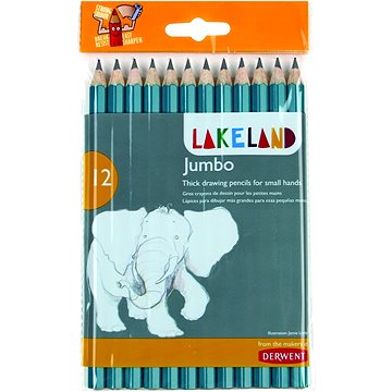 

DERWENT Lakeland Jumbo Graphite HB, šestihranná - balení 12 ks