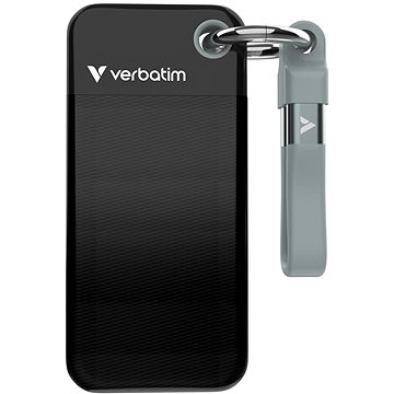 

VERBATIM Pocket SSD 1TB, šedá