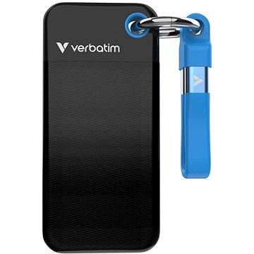VERBATIM Pocket SSD 2TB, modrá