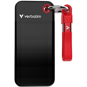 

VERBATIM Pocket SSD 2TB, červená