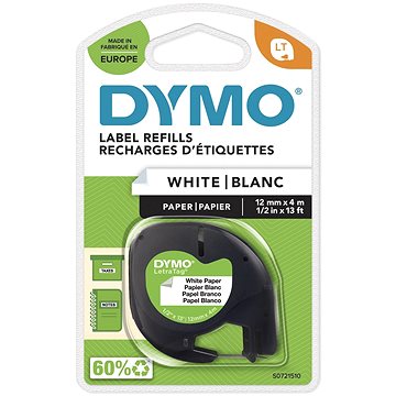 

Dymo LetraTag páska papírová, bílá, 12 mm × 4 m