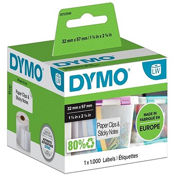 

Dymo LabelWriter štítky 57 × 32 mm, 1000 ks