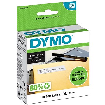 

Dymo LabelWriter štítky 51 × 19 mm, 500 ks