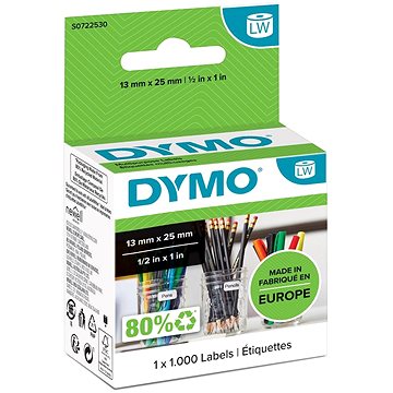 Dymo LabelWriter štítky 25 × 13 mm, 1000 ks