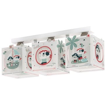 

Dalber D-74553 - Dětské stropní svítidlo PIRATES 3xE27/60W/230V