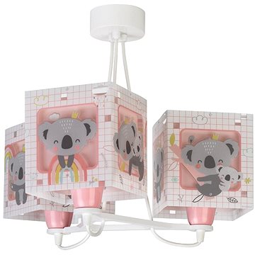 

Dalber 63267S - Dětský lustr KOALA 3xE27/60W/230V