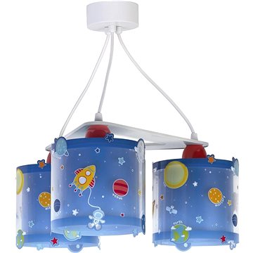 

Dalber D-41344 - Dětský lustr PLANeTS 3xE27/60W/230V