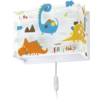 

Dalber D-73458 - Dětské nástěnné svítidlo DINOS 1xE27/60W/230V