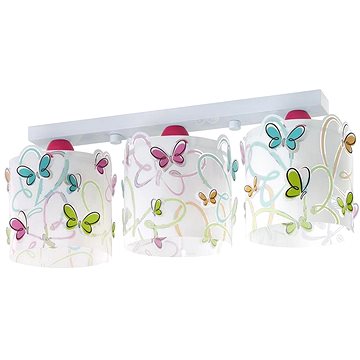 

Dalber D-62143 - Dětské stropní svítidlo BUTTERFLY 3xE27/60W/230V