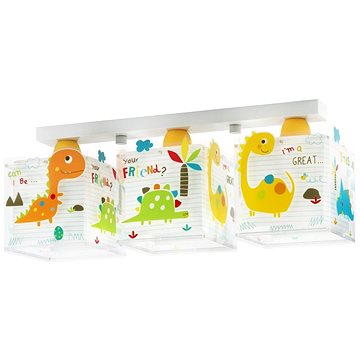 

Dalber D-73453 - Dětské stropní svítidlo DINOS 3xE27/60W/230V