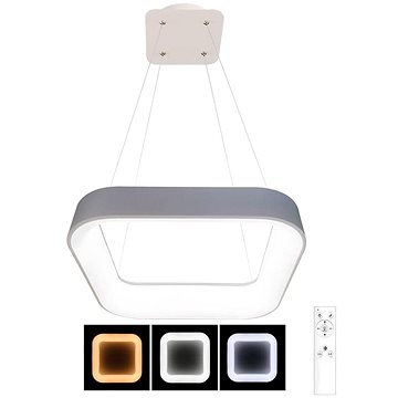 

LED Stmívatelný lustr na lanku NEST LED/40W/230V 3000-6500K šedá + dálkové ovládání