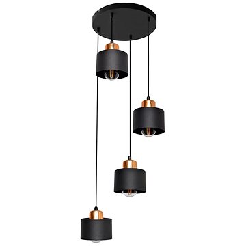 

Lustr na lanku EDISON 4xE27/60W/230V