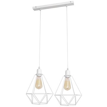 

Lustr KARO 2xE27/60W/230V bílá