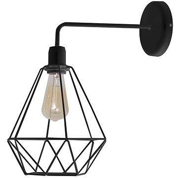 

Nástěnné svítidlo KARO 1xE27/60W/230V Černá